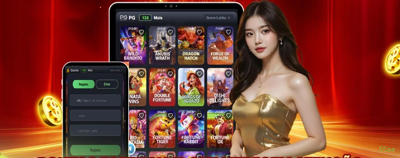 Jogos de loteria online na 55aa